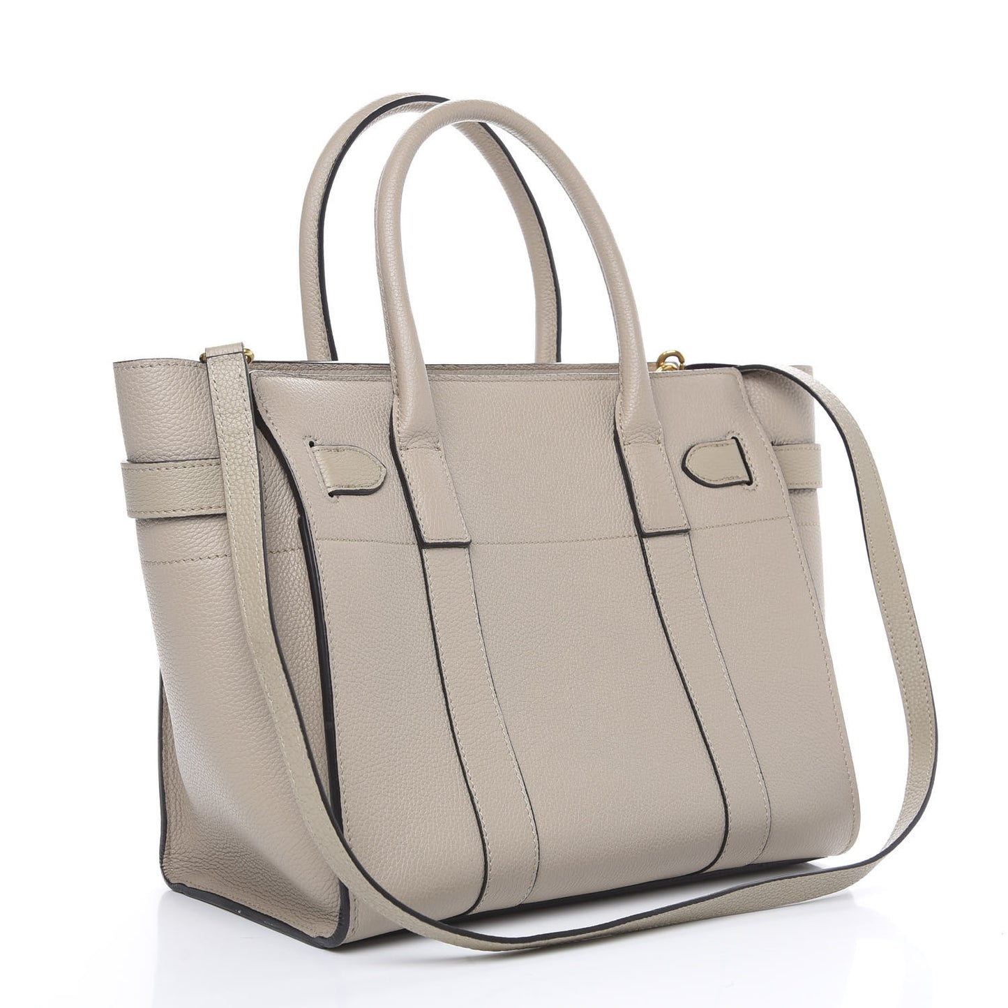 Classic Grain Small Bayswater Zip Tote Dune