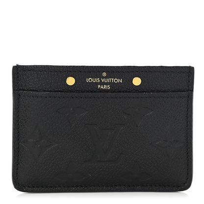 Louis Vuitton Empreinte Card Holder Black 1 of 17