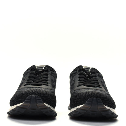Louis Vuitton Calfskin Damier Run Away Sneakers 10 Graphite 2 of 4