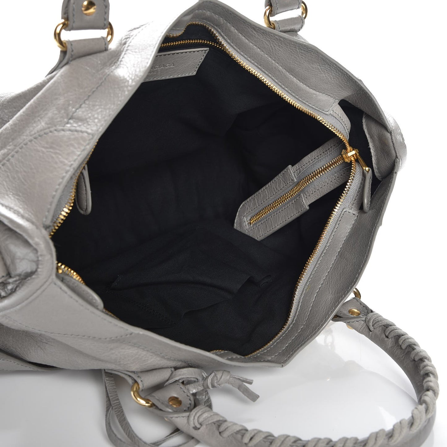 Agneau Giant 12 Gold Hardware City Gris Pyrite