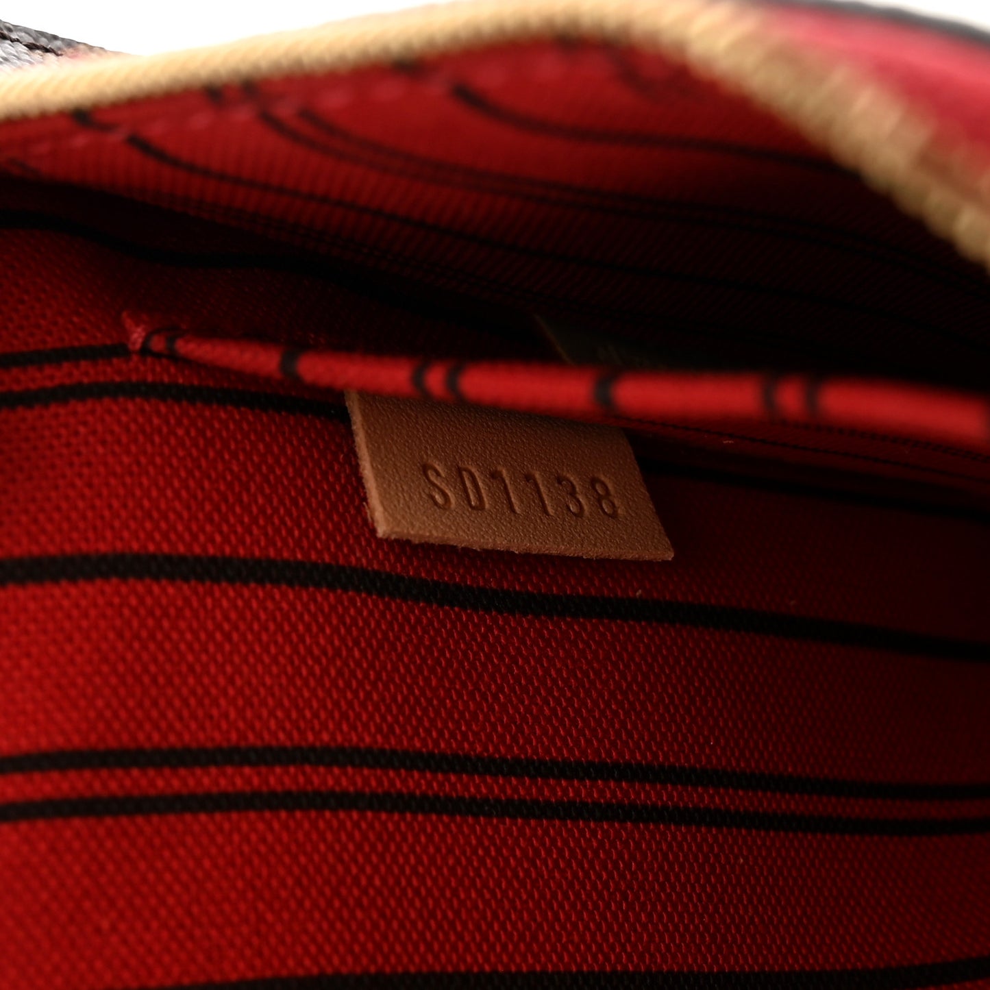 Monogram Neverfull MM GM Pochette Cherry