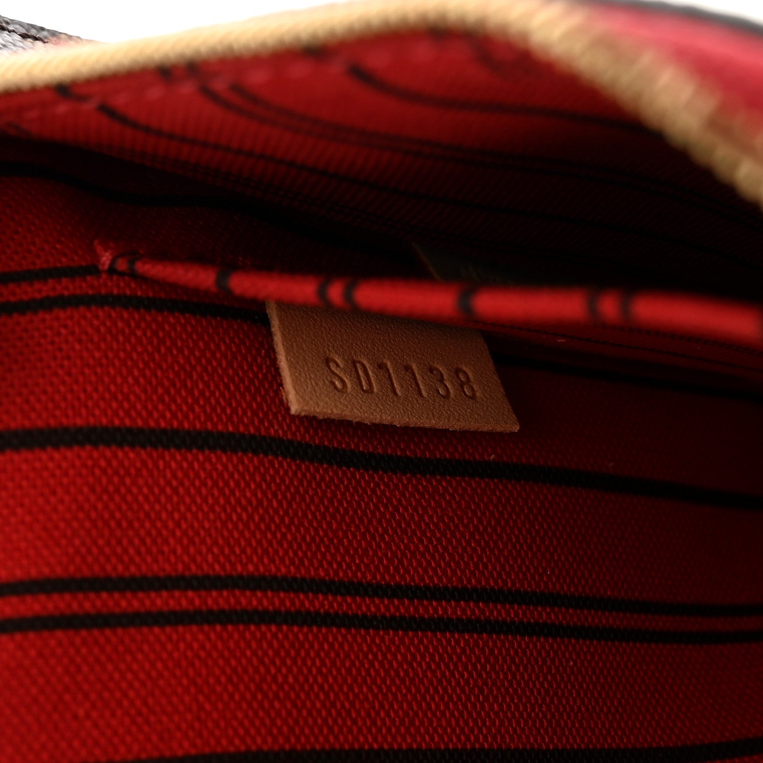 Louis Vuitton Monogram Neverfull MM GM Pochette Cherry 7 of 10