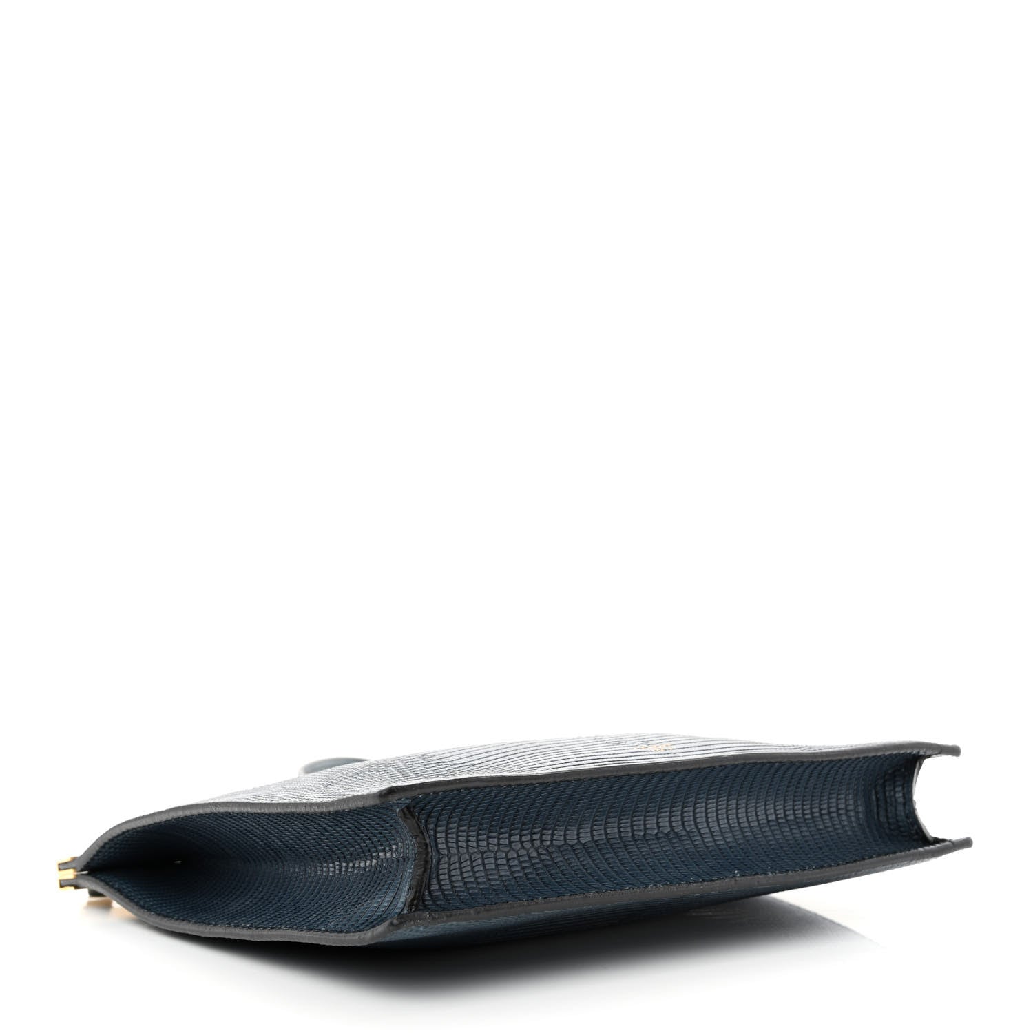 Celine Lizard Mini Clasp Bag Blue 4 of 10