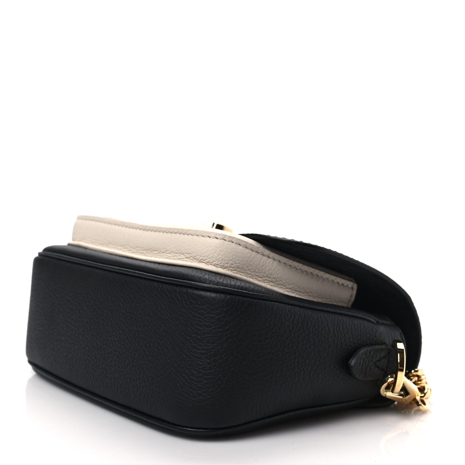 Louis Vuitton Grained Calfskin Lockme Tender Black 7 of 7