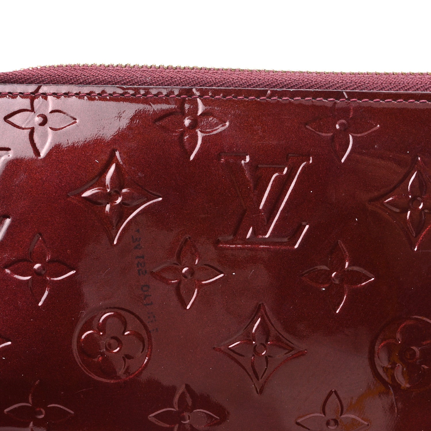 Louis Vuitton Vernis Zippy Wallet Rouge Fauviste 1815493