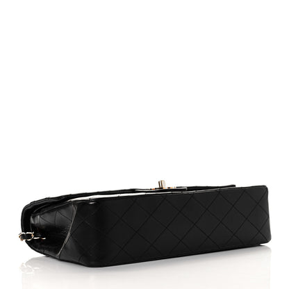 Chanel Lambskin Quilted Medium Double Flap Black 4 of 10