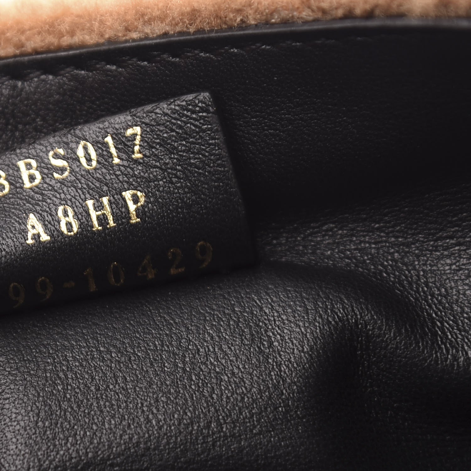 Fendi Shearling Vitello Dolce Macro FF 1974 Mini Baguette Tobacco Black 6 of 9