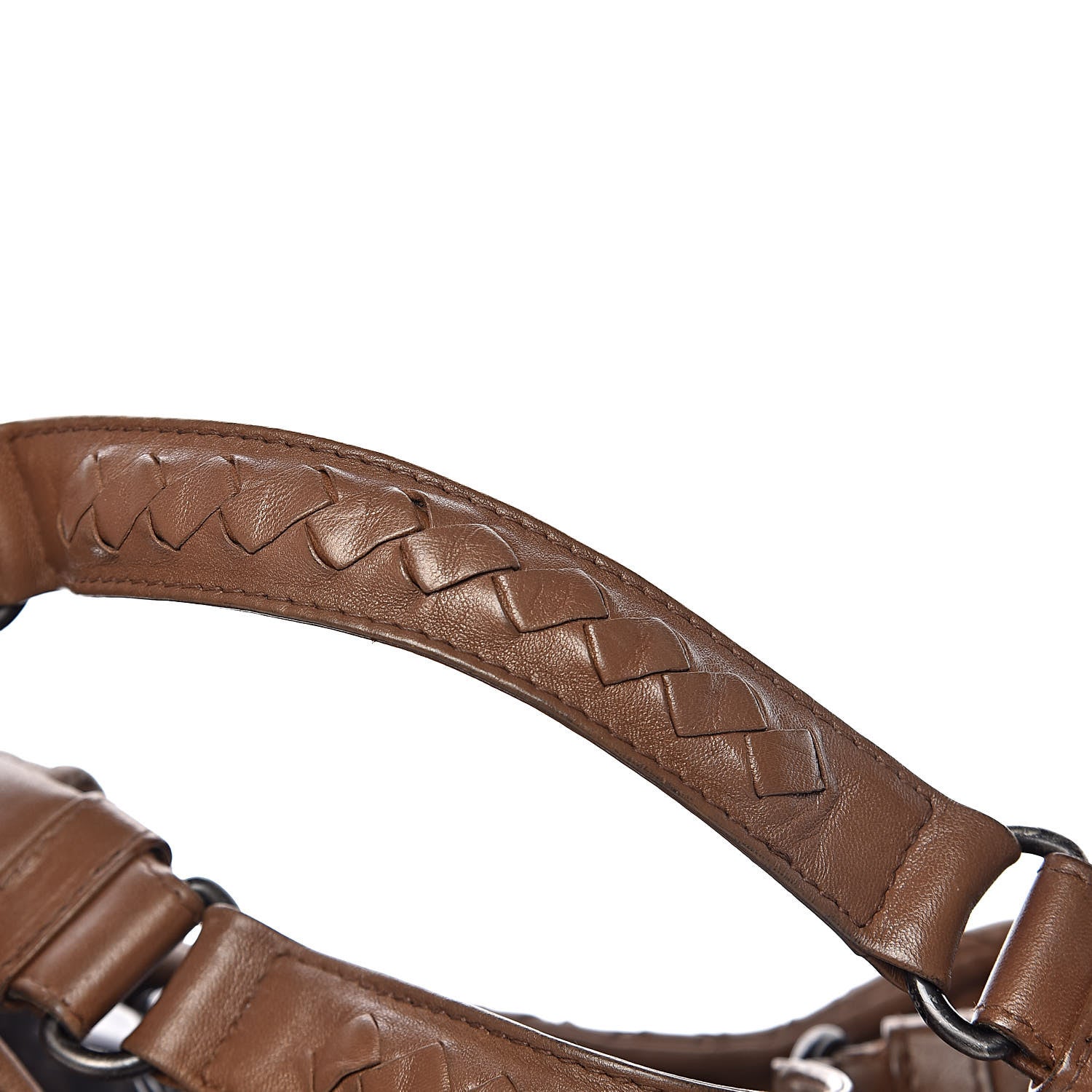 Bottega Veneta Nappa Intrecciato Medium Campana Hobo Noce 10 of 17