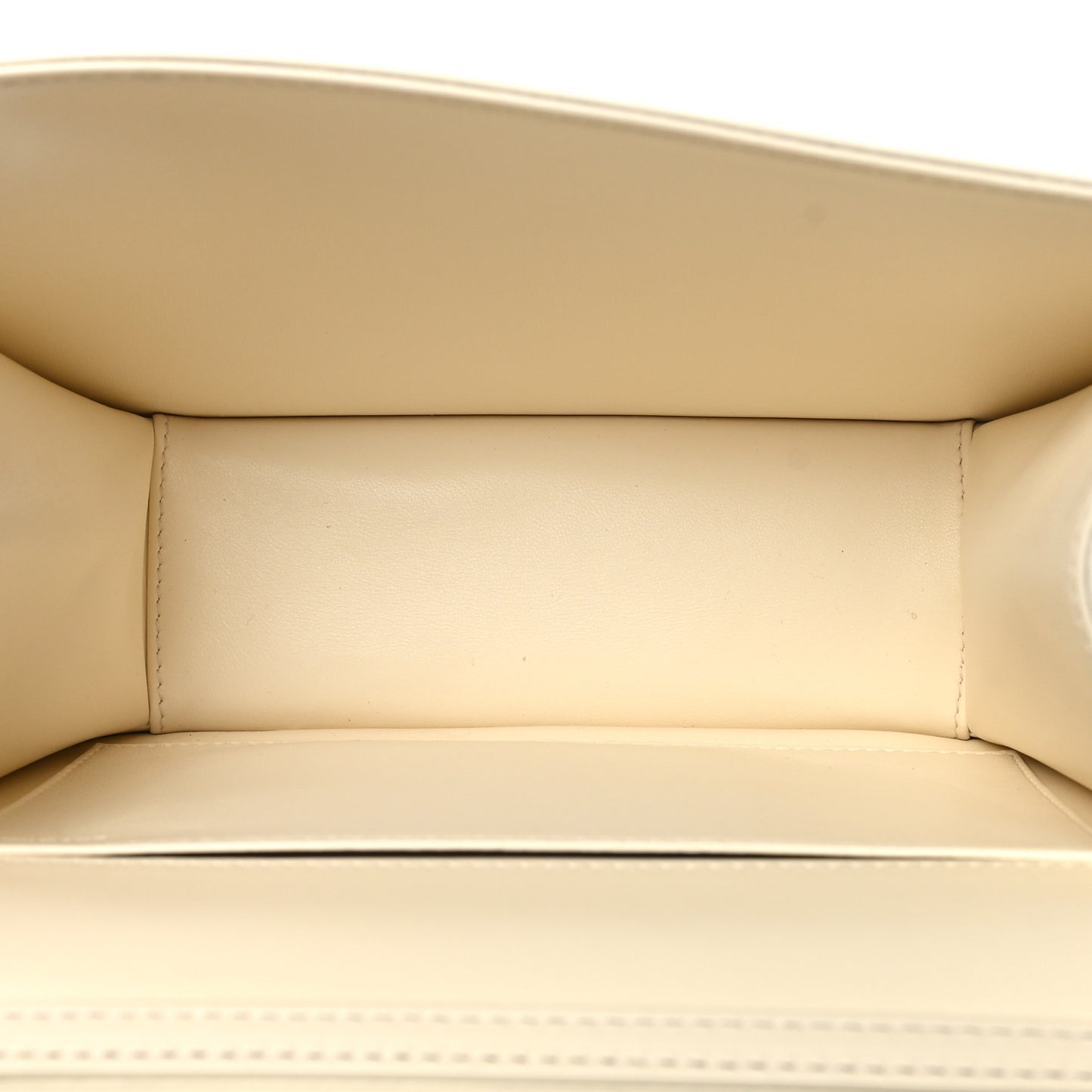 Calfskin Enamel VLogo Loco Flap Shoulder Bag Ivory