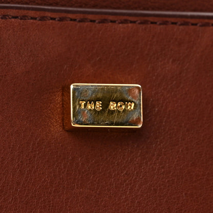 The Row Polished Saddle Calfskin Soft Margaux 12 Cognac 11 of 13