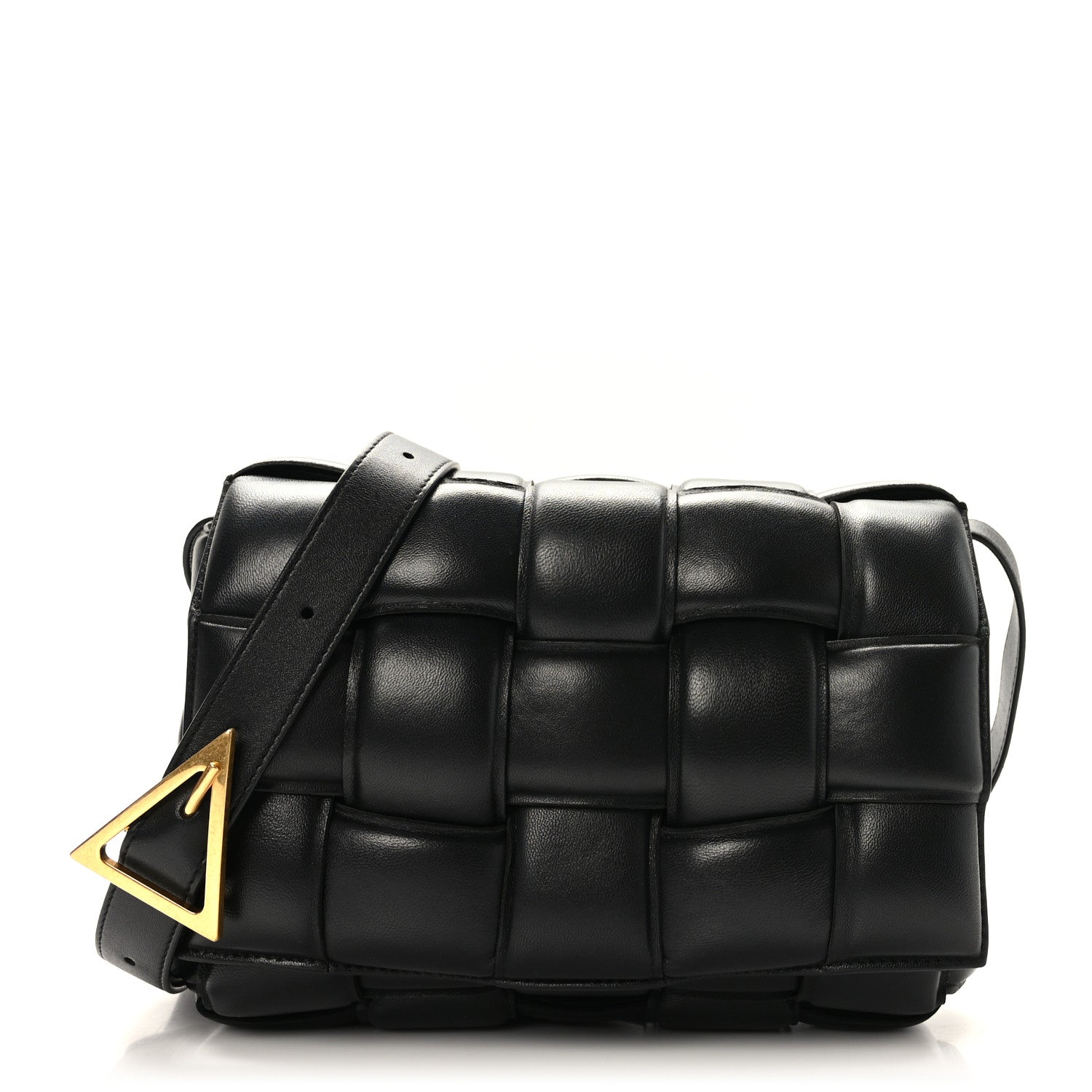 Bottega Veneta Nappa Maxi Intrecciato Padded Cassette Crossbody Bag Black 1 of 8