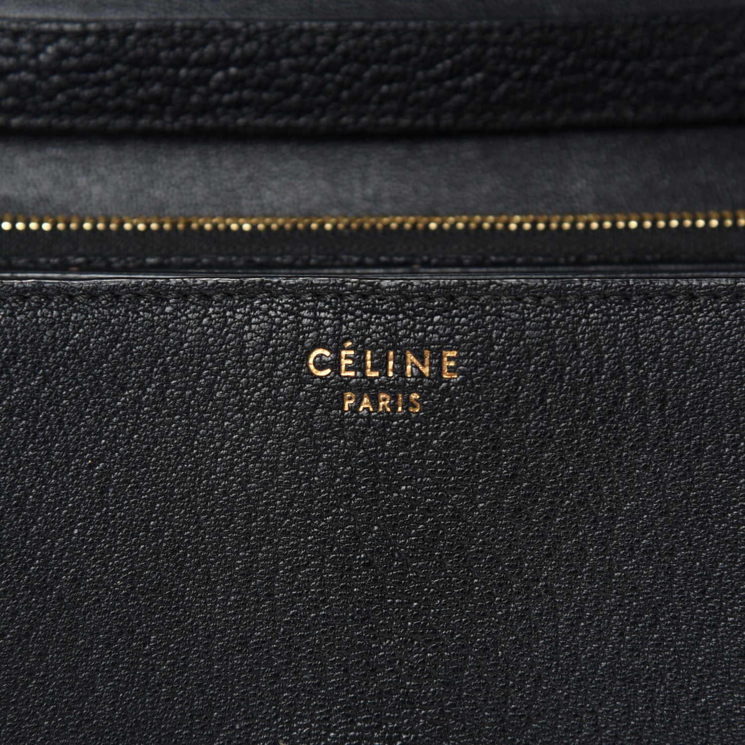 Celine Goatskin Medium Classic Box Flap Bag Black 9 of 12