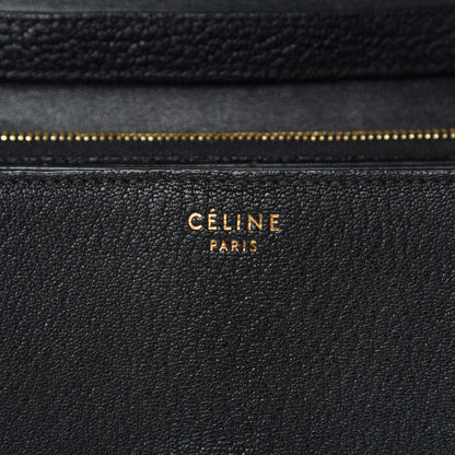Celine Goatskin Medium Classic Box Flap Bag Black 9 of 12