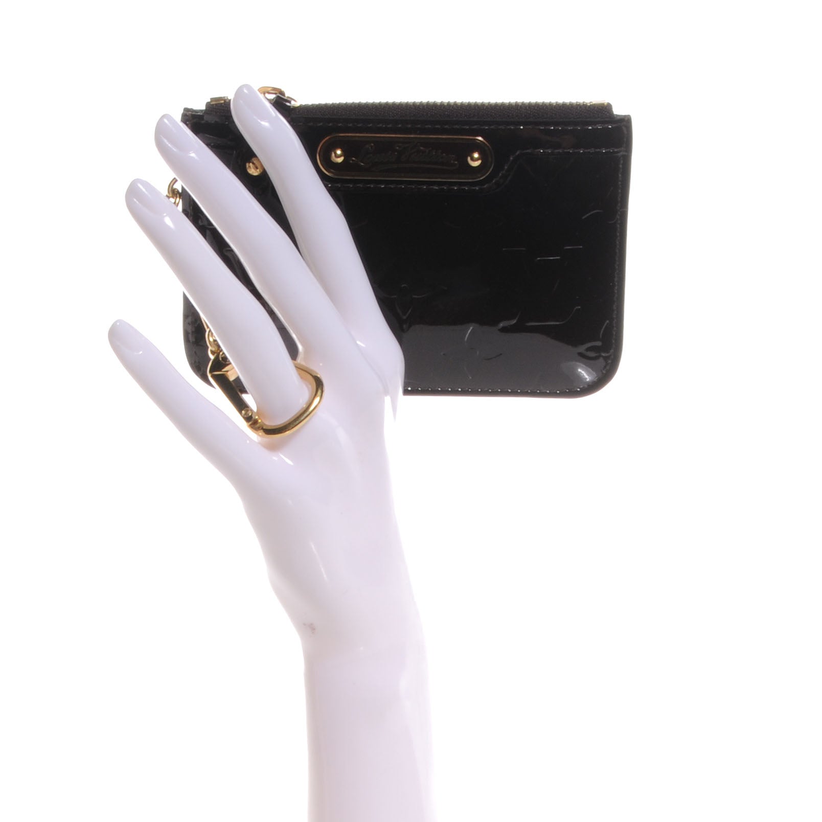 Louis Vuitton Vernis Key Pouch Amarante 2 of 7