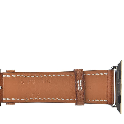 Hermes Barenia 40mm Apple Watch Double Tour Band Fauve 5 of 7