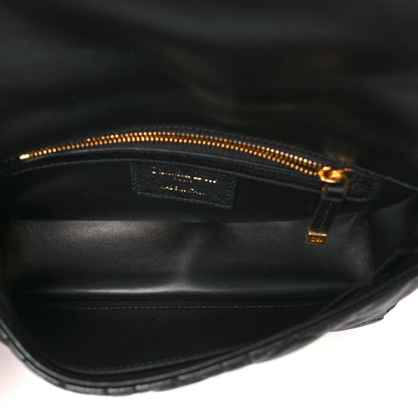 Calfskin Cannage Small Caro Bag Black
