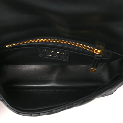 Christian Dior Calfskin Cannage Small Caro Bag Black 5 of 11