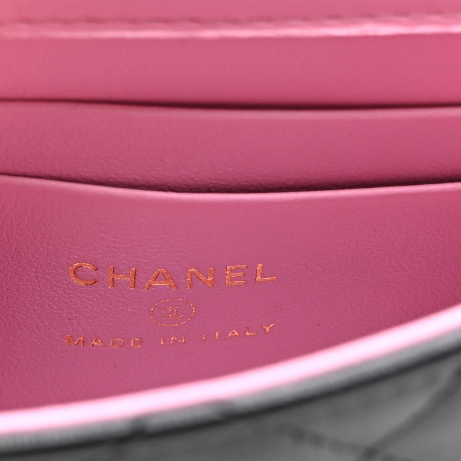 Chanel Lambskin Quilted Bi-Color Top Handle Clutch With Chain Black Pink 7 of 11