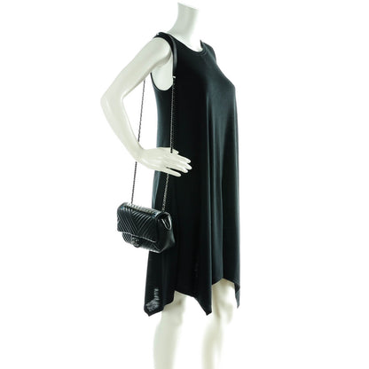 Chanel Lambskin Small CC Crossing Flap Black 2 of 8