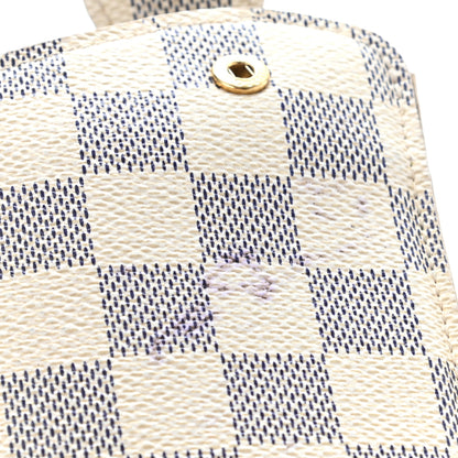 Louis Vuitton Damier Azur Sunglasses Case MM 7 of 11