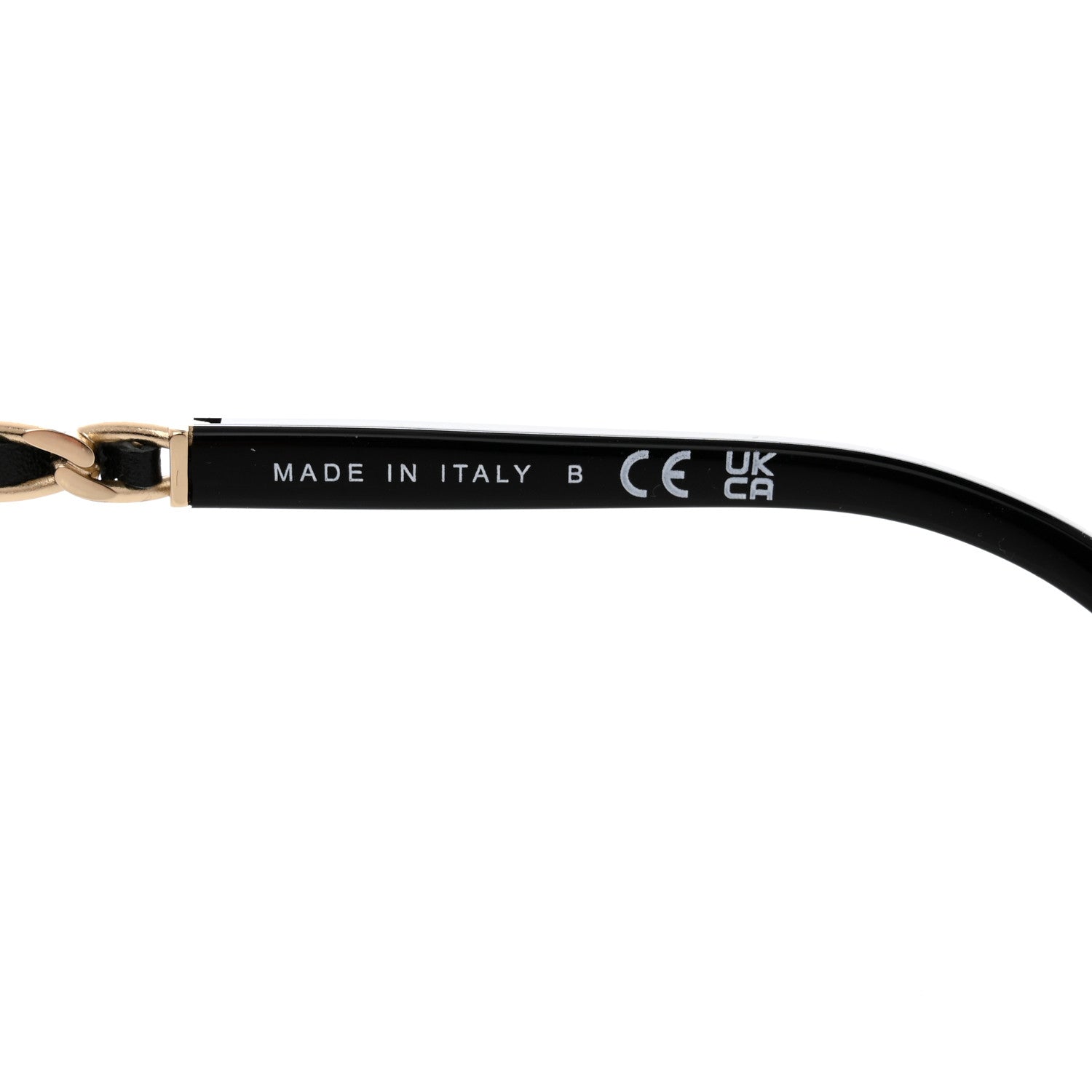 Chanel Lambskin Square Chain Sunglasses 5210-Q Black 6 of 8