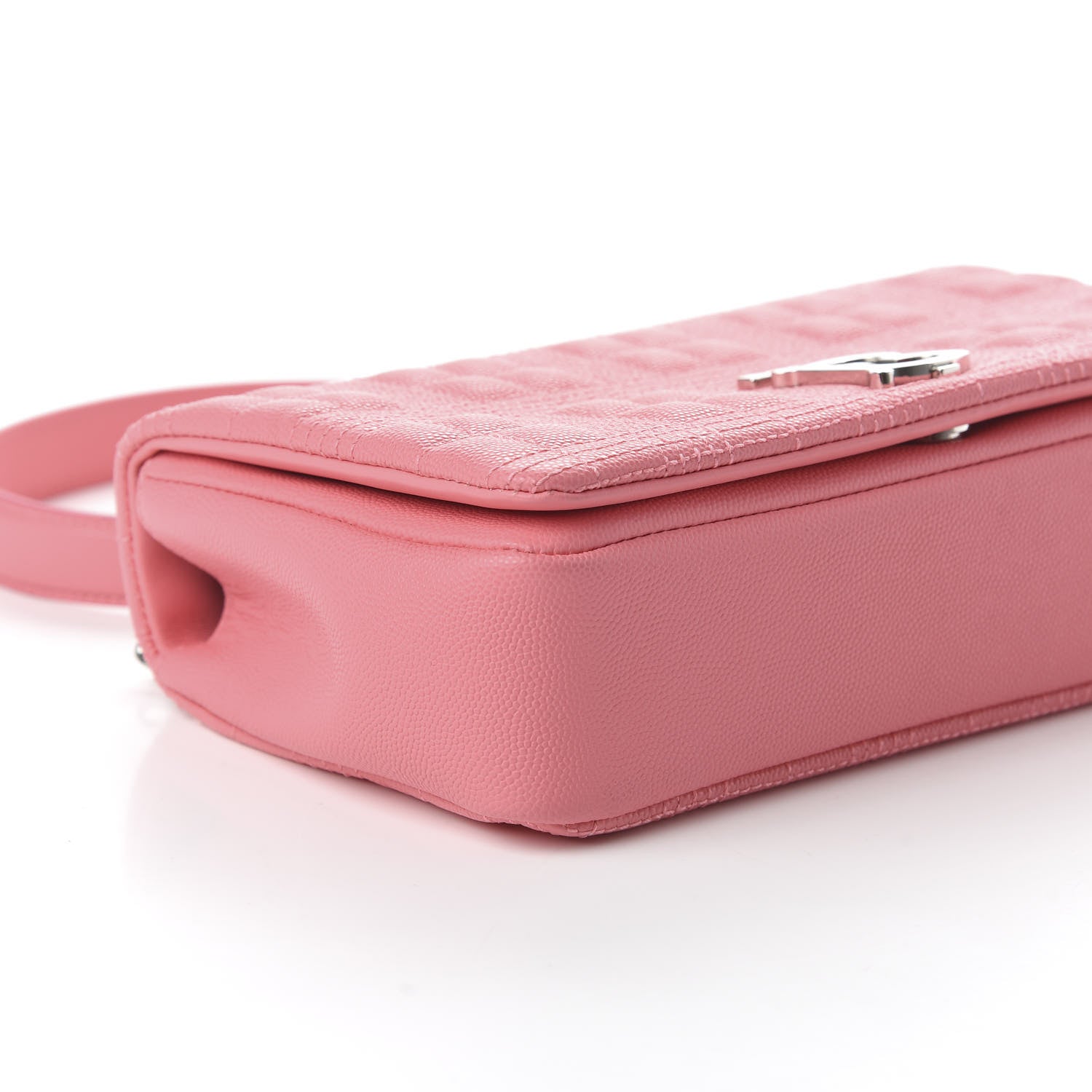 Burberry Lambskin Quilted Small Lola Bag Candy Floss 6 of 11