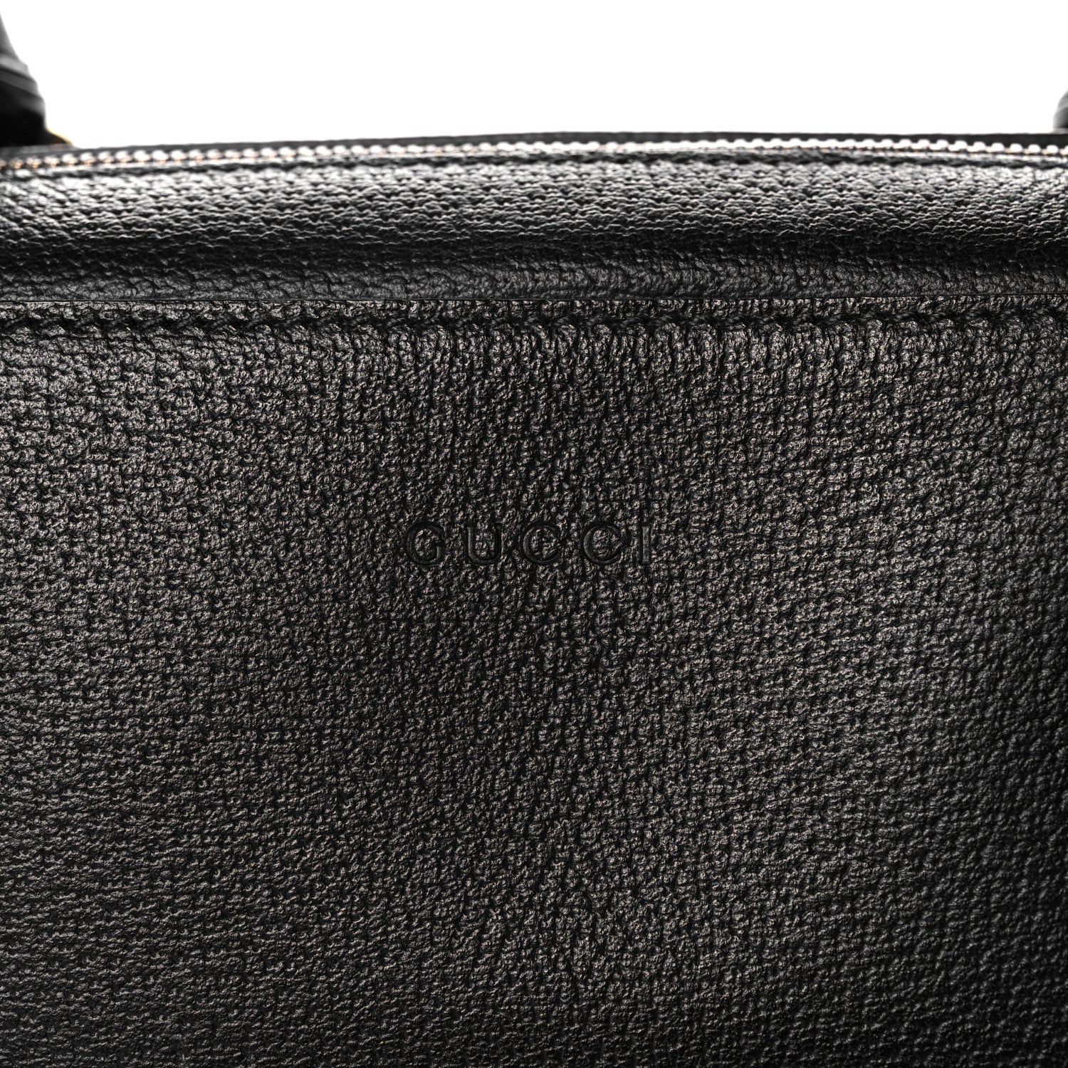 Gucci Calfskin Kingsnake Print Duffle Black 9 of 17