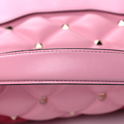 Valentino Garavani Nappa Medium Candystud Top Handle Bag Absolute Disco Pink 22 of 27