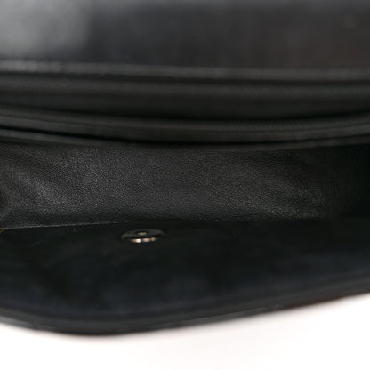 Chanel Patent Calfskin Chevron Quilted Mini Rectangular Flap Black 5 of 10