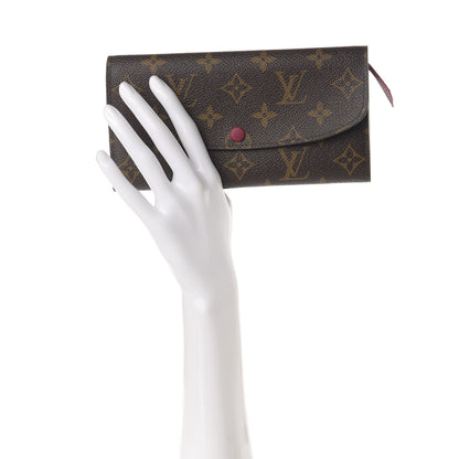 Louis Vuitton Monogram Emilie Wallet Fuchsia 2 of 8