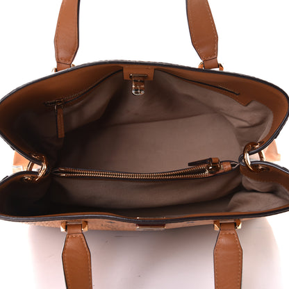 MCM Visetos Large Essential Tote Cognac 4 of 5