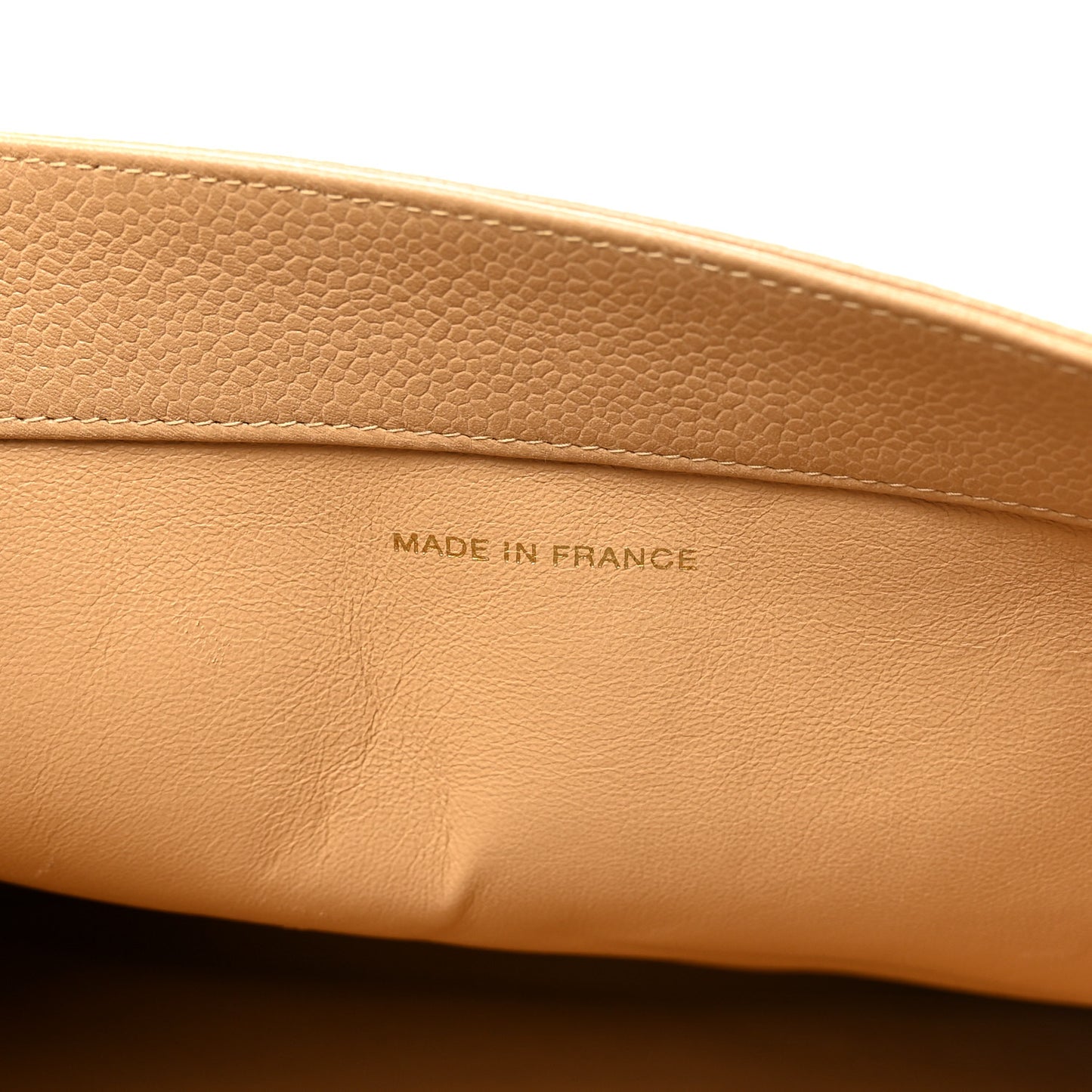 Caviar Timeless CC Tote Beige