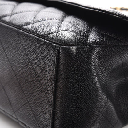 Chanel Caviar Quilted Maxi Single Flap Black 13 of 13