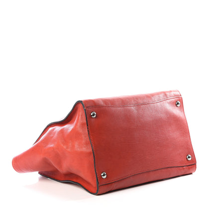 Prada Vitello Phenix Twin Pocket Tote Orange 3 of 12