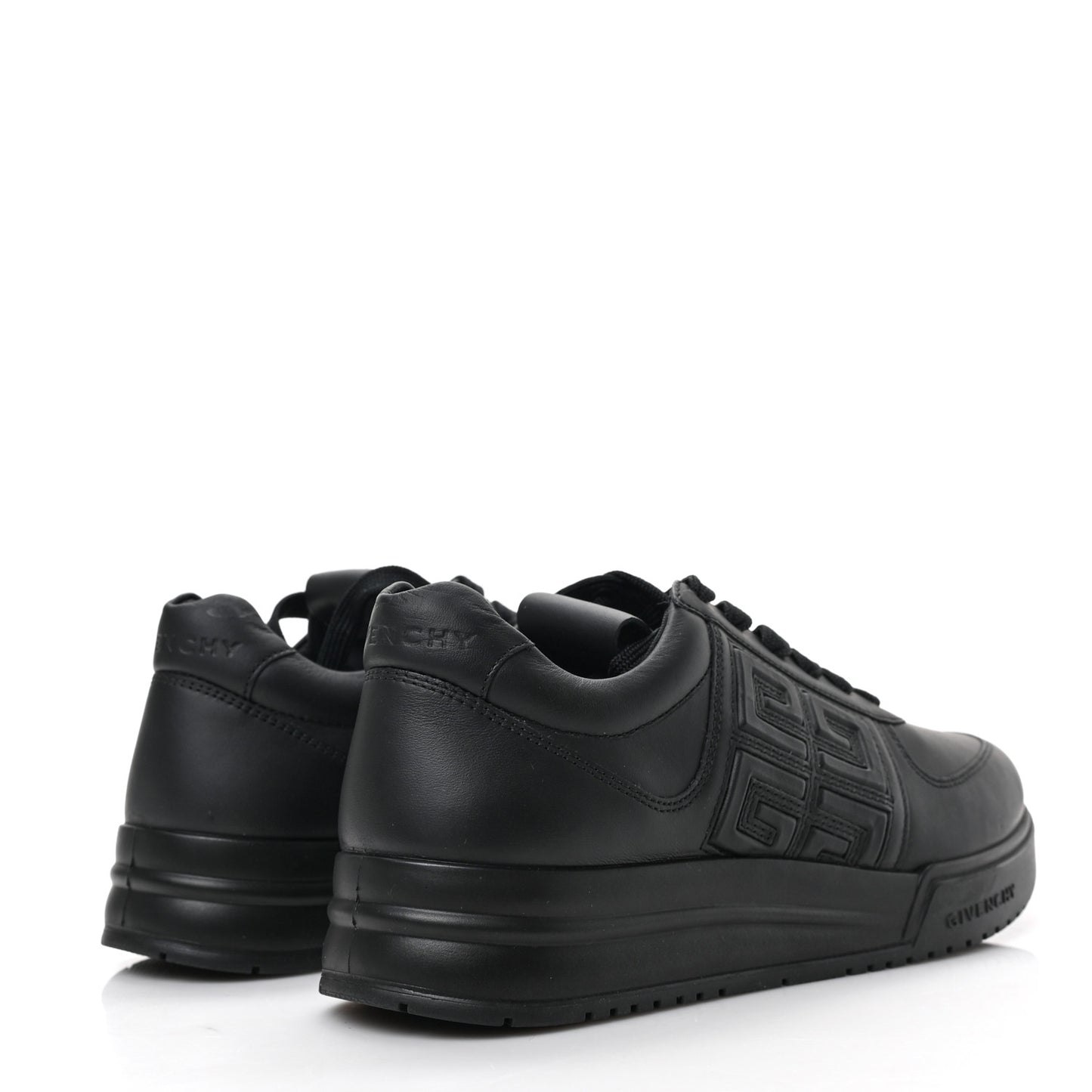 Calfskin Women G4 Low Top Sneakers 37.5 Black