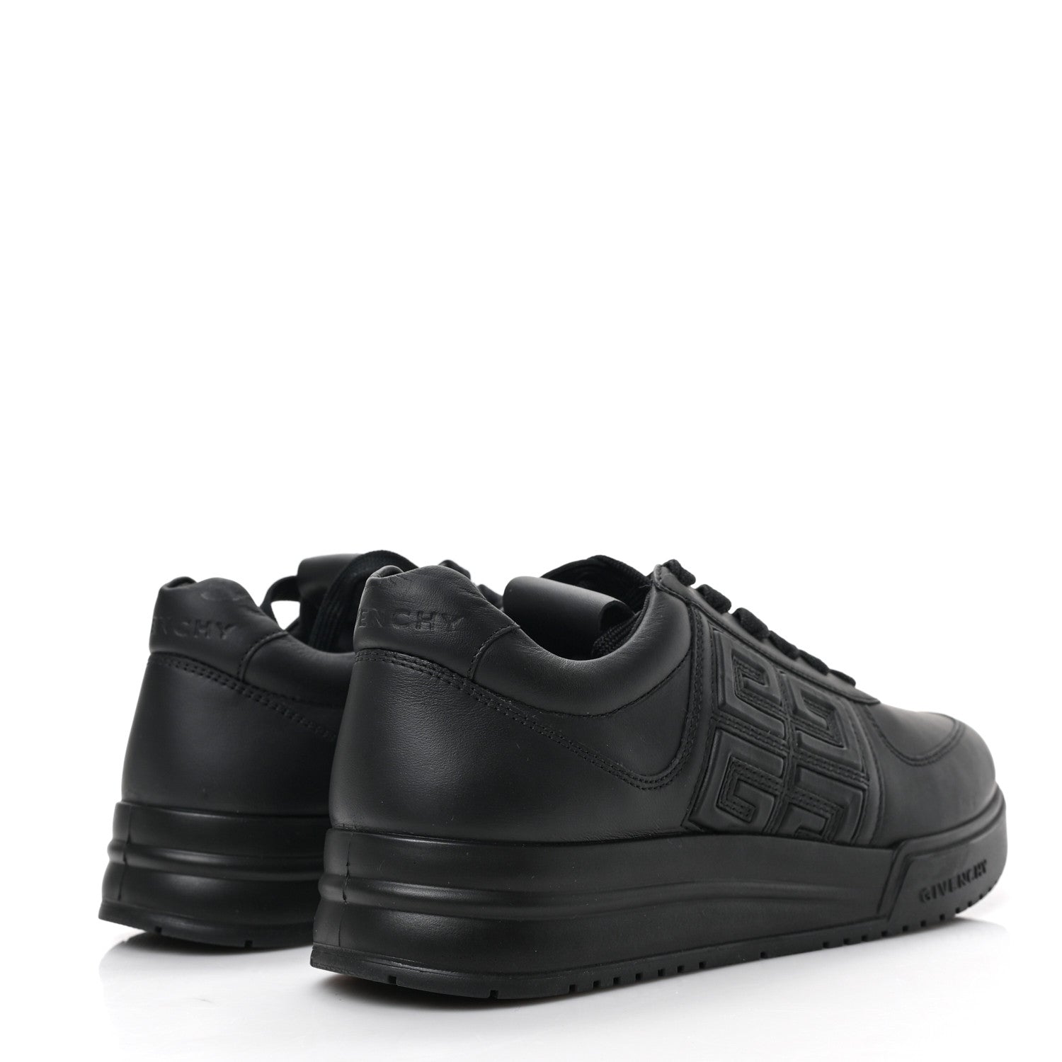 Givenchy Calfskin Women G4 Low Top Sneakers 37.5 Black 4 of 9