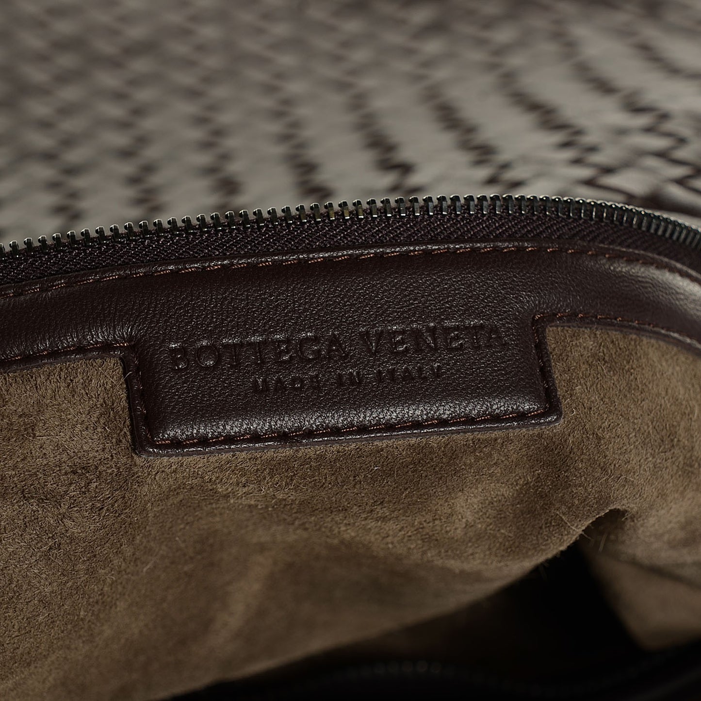 Nappa Intrecciato Maxi Veneta Hobo Ebano