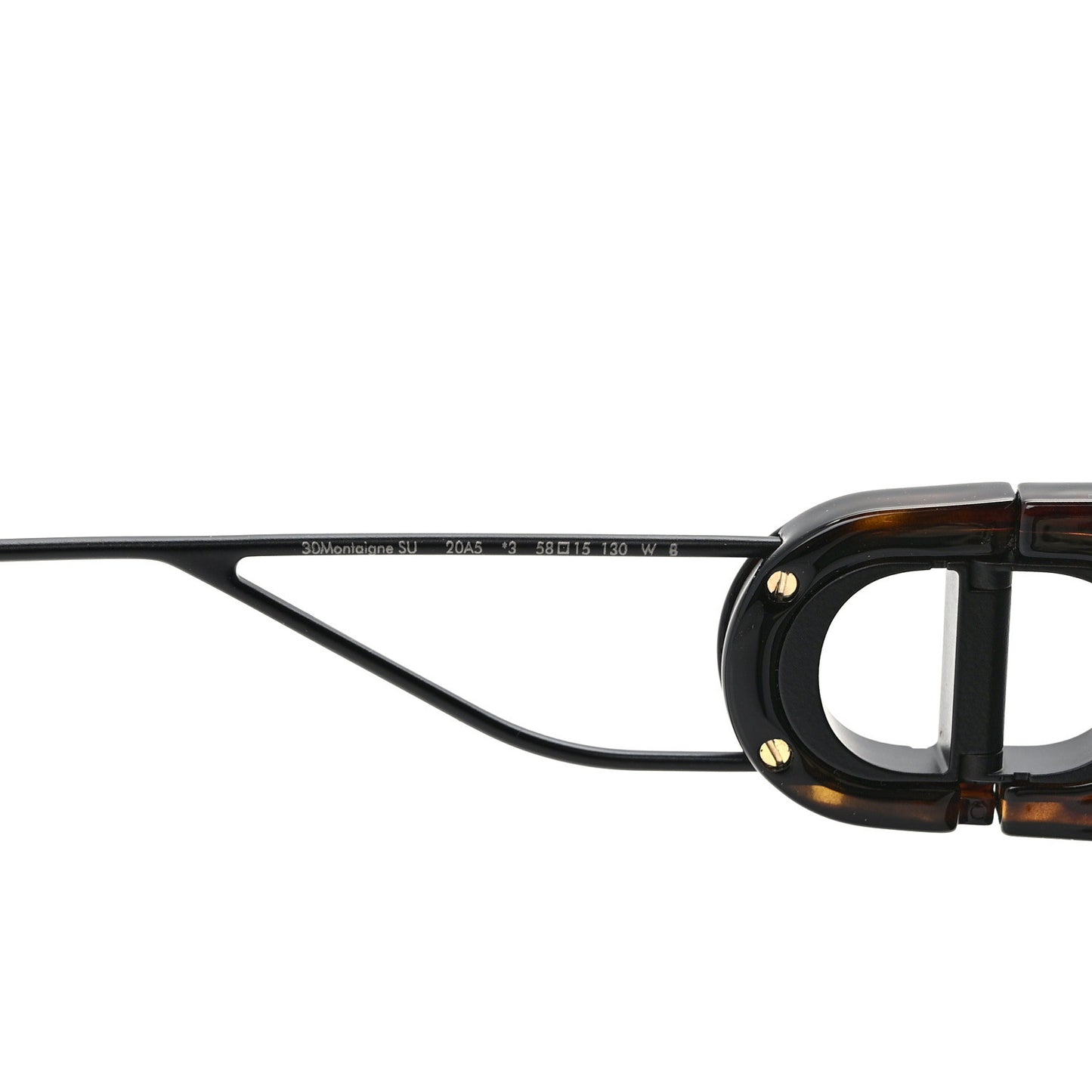 Square 30 Montaigne Sunglasses Tortoise
