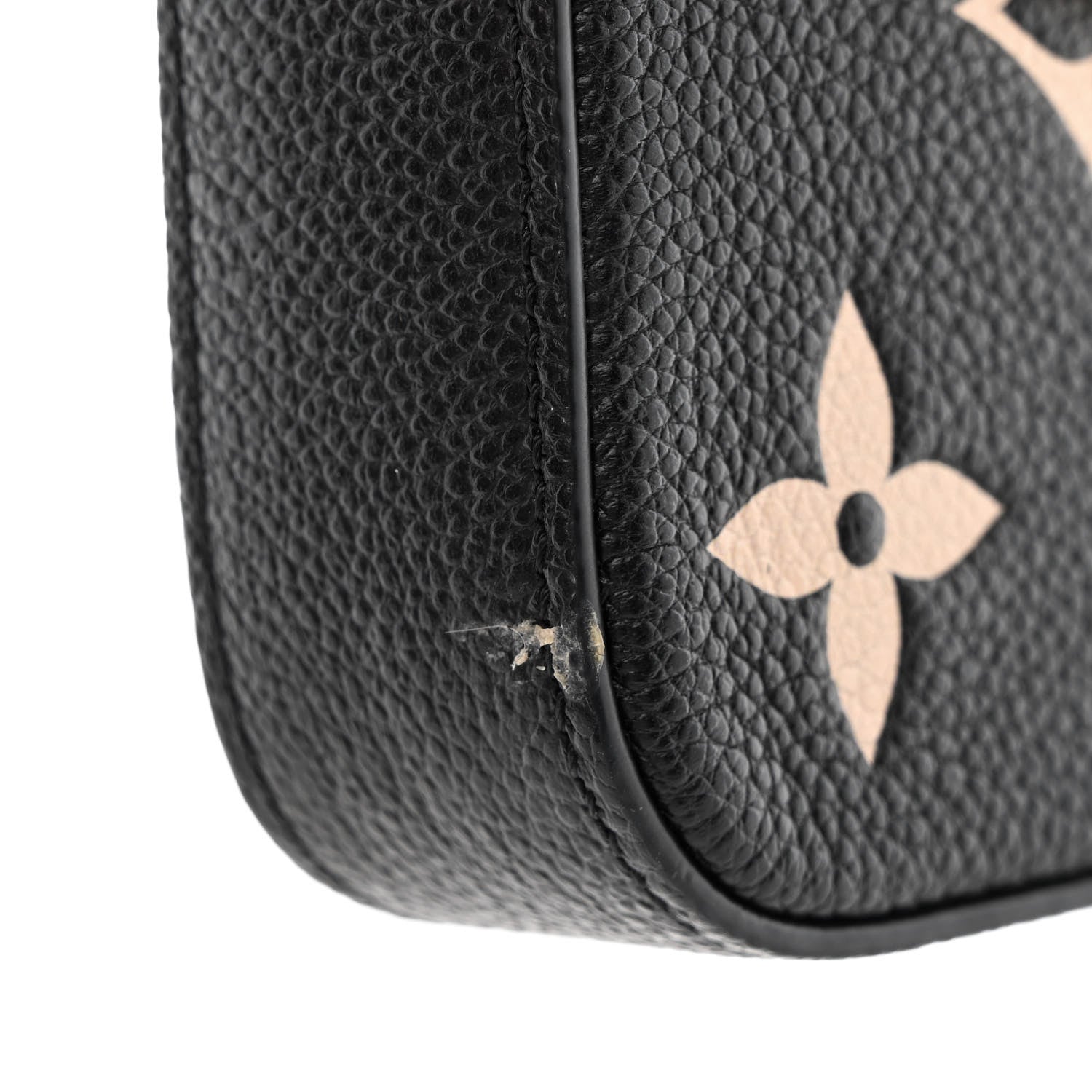 Louis Vuitton Empreinte Monogram Giant Felicie Pochette Black Beige 13 of 13