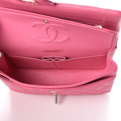 Chanel Caviar Quilted Medium Double Flap Pink 5 of 11
