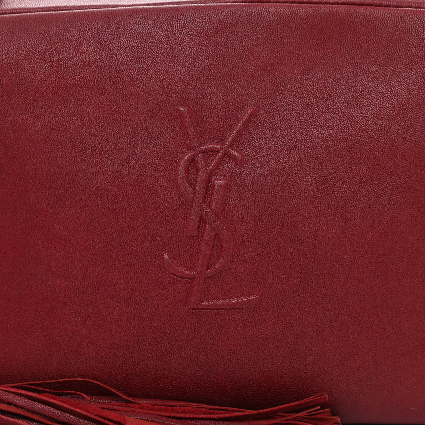 Lambskin Monogram Small Lou Camera Bag Lipstick Red