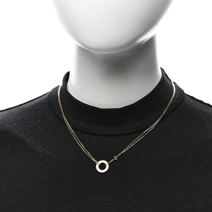 Cartier 18K Yellow Gold 2 Diamond LOVE Necklace 2 of 4