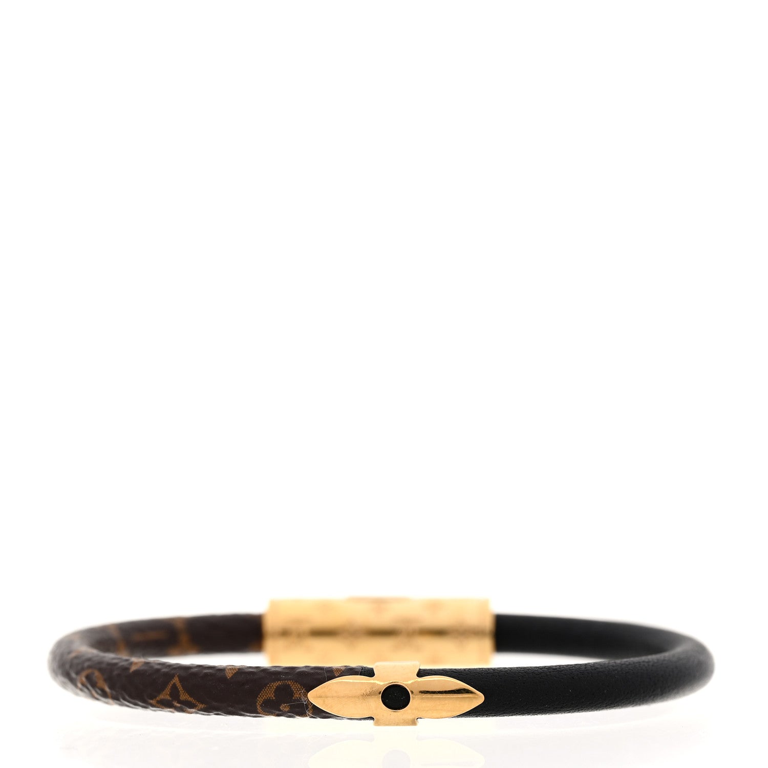 Louis Vuitton Monogram Daily Confidential Bracelet 17 Black 3 of 4
