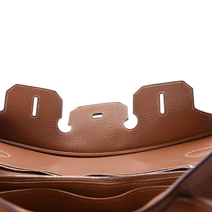 Hermes Taurillon Clemence Birkin 35 Gold 16 of 41