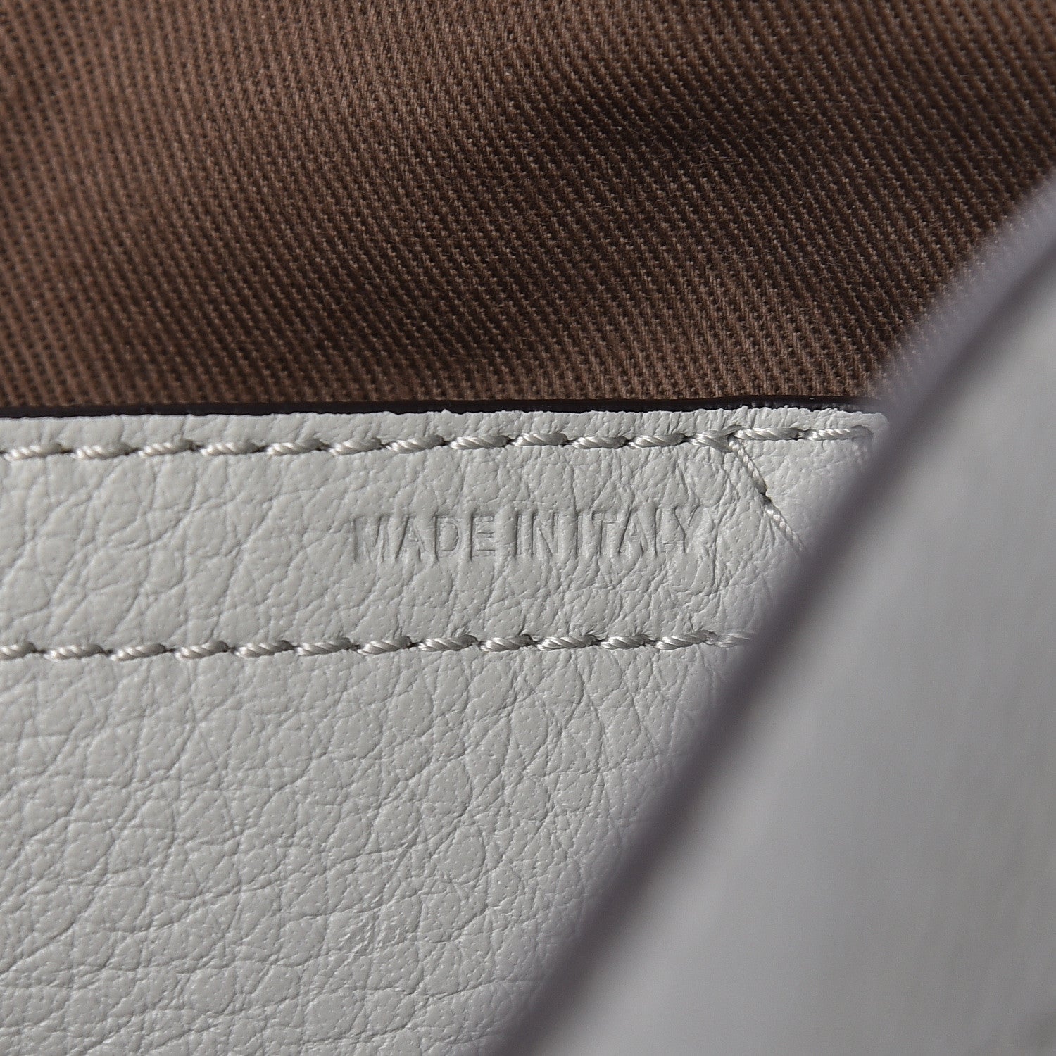 Chloe Grained Calfskin Medium Marcie Saddle Bag Airy Grey 9 of 10