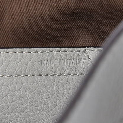 Chloe Grained Calfskin Medium Marcie Saddle Bag Airy Grey 9 of 10