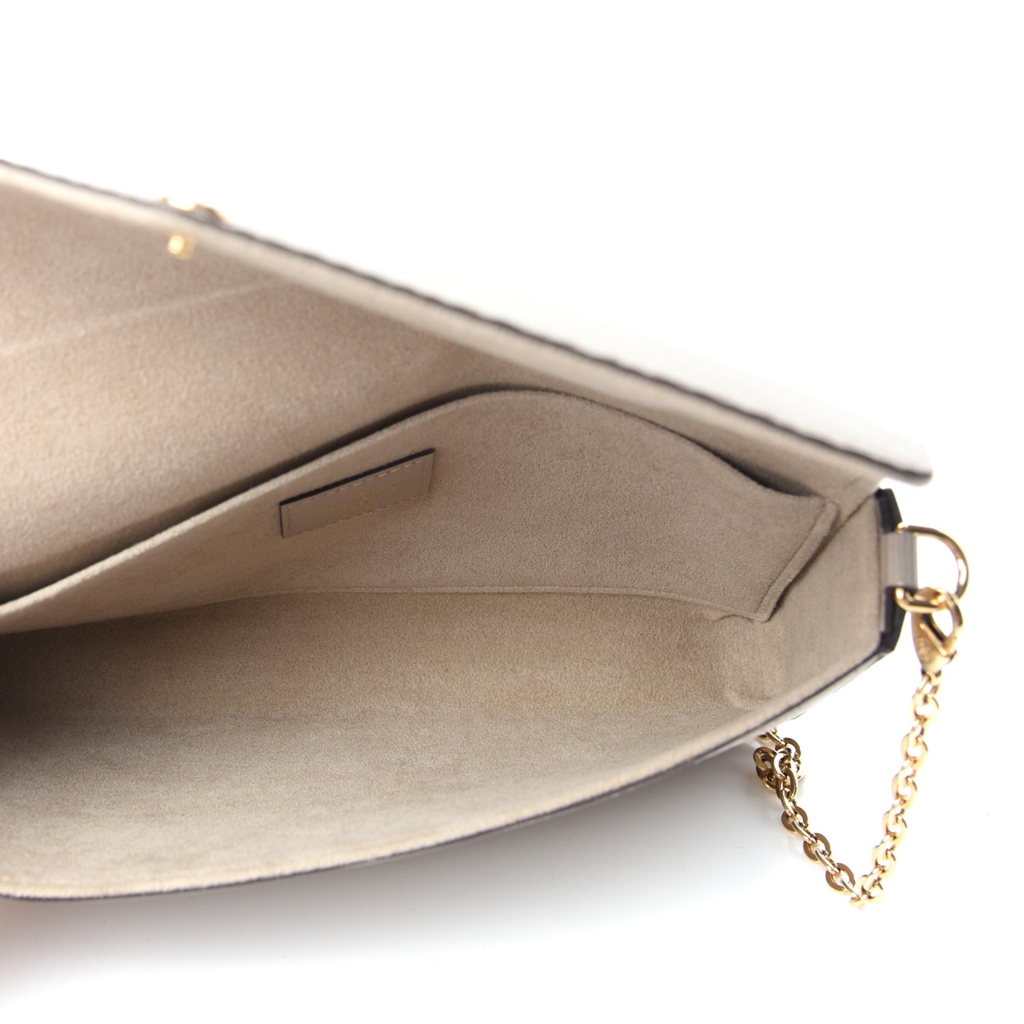 Epi Felicie Pochette Chain Wallet Galet