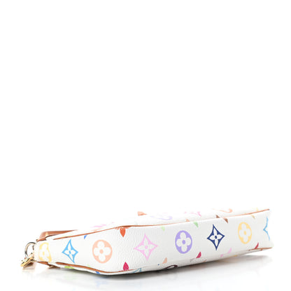 Louis Vuitton Monogram Multicolor Pochette Accessories White 4 of 13