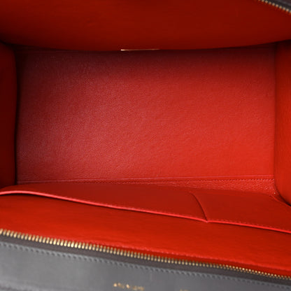 Celine Smooth Calfskin Suede Medium Tri-Color Trapeze Orange 5 of 8