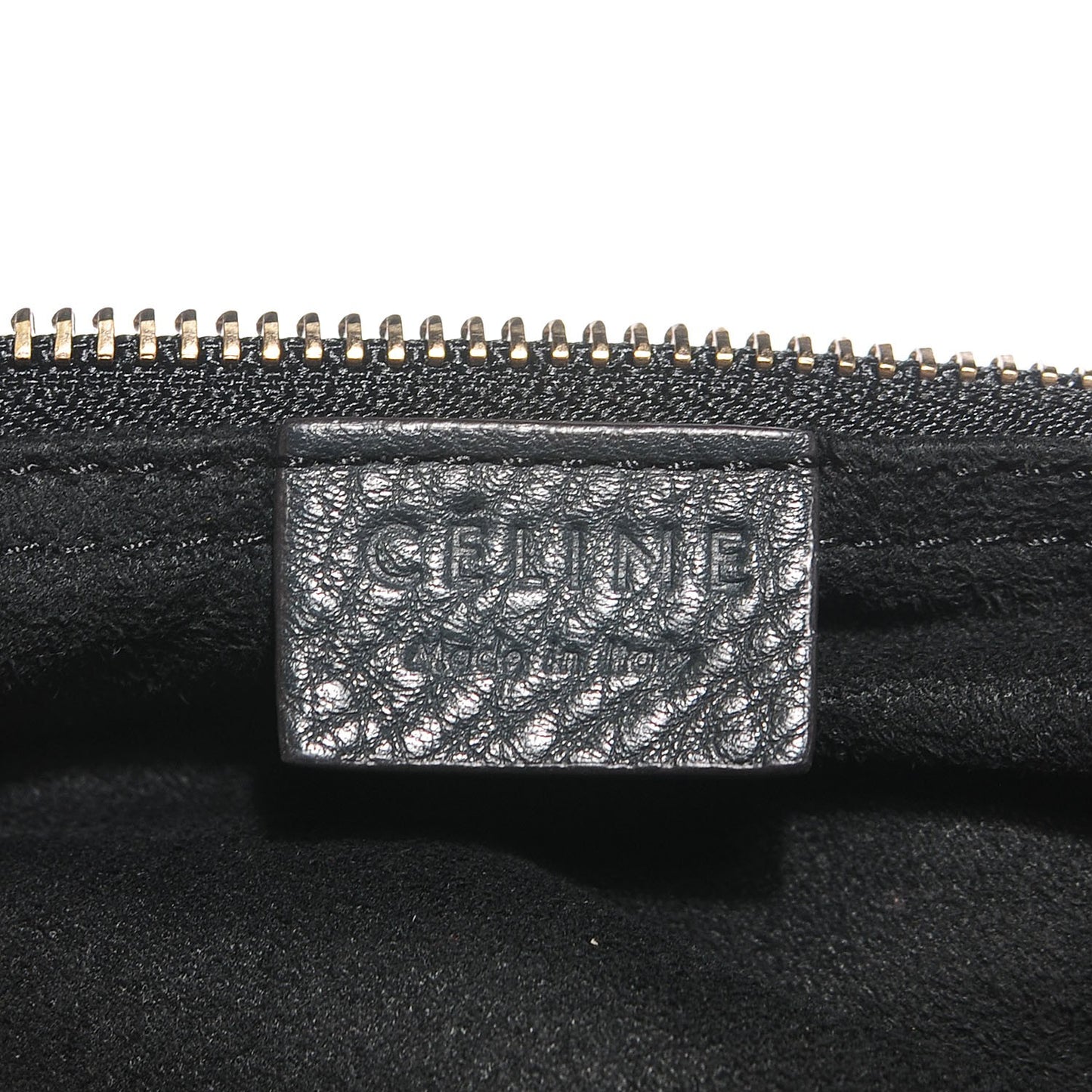 Pebbled Calfskin Micro Luggage Anthracite